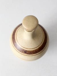 mid-century Pottery Craft Compton decanter set