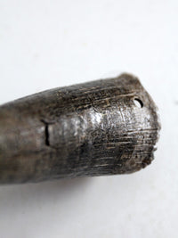 vintage black bull cow horn