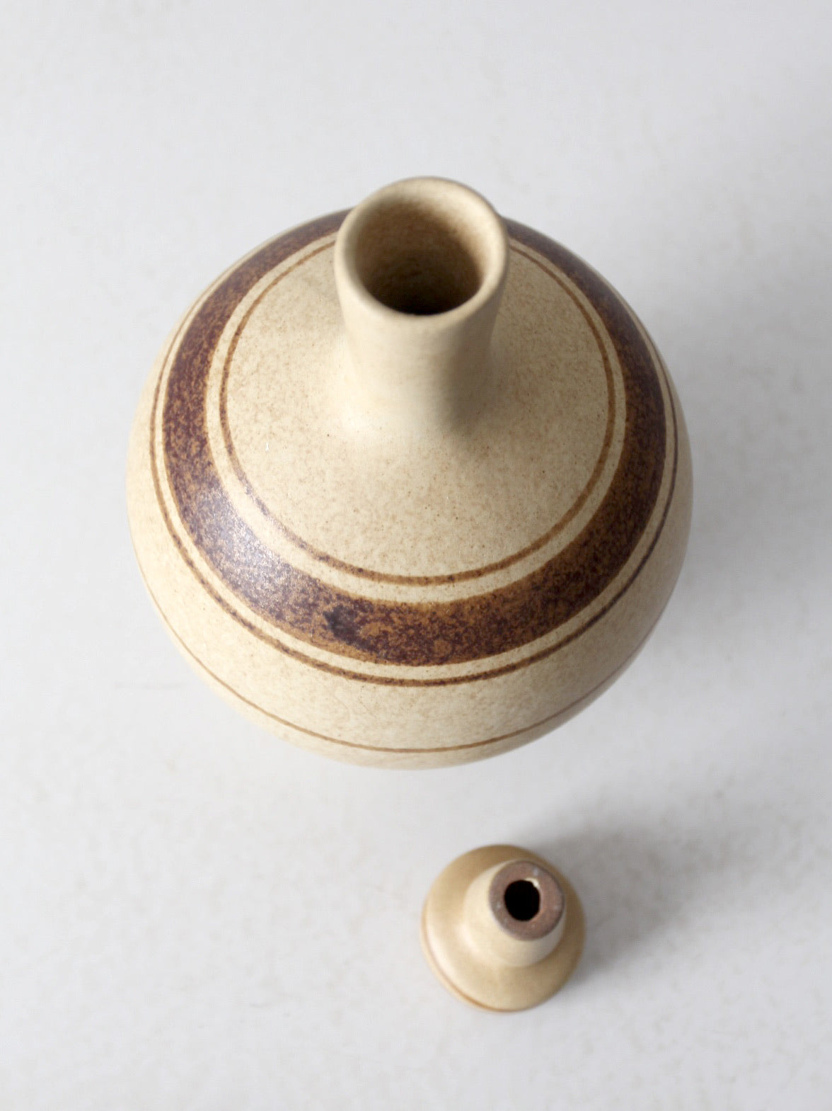 mid-century Pottery Craft Compton decanter set