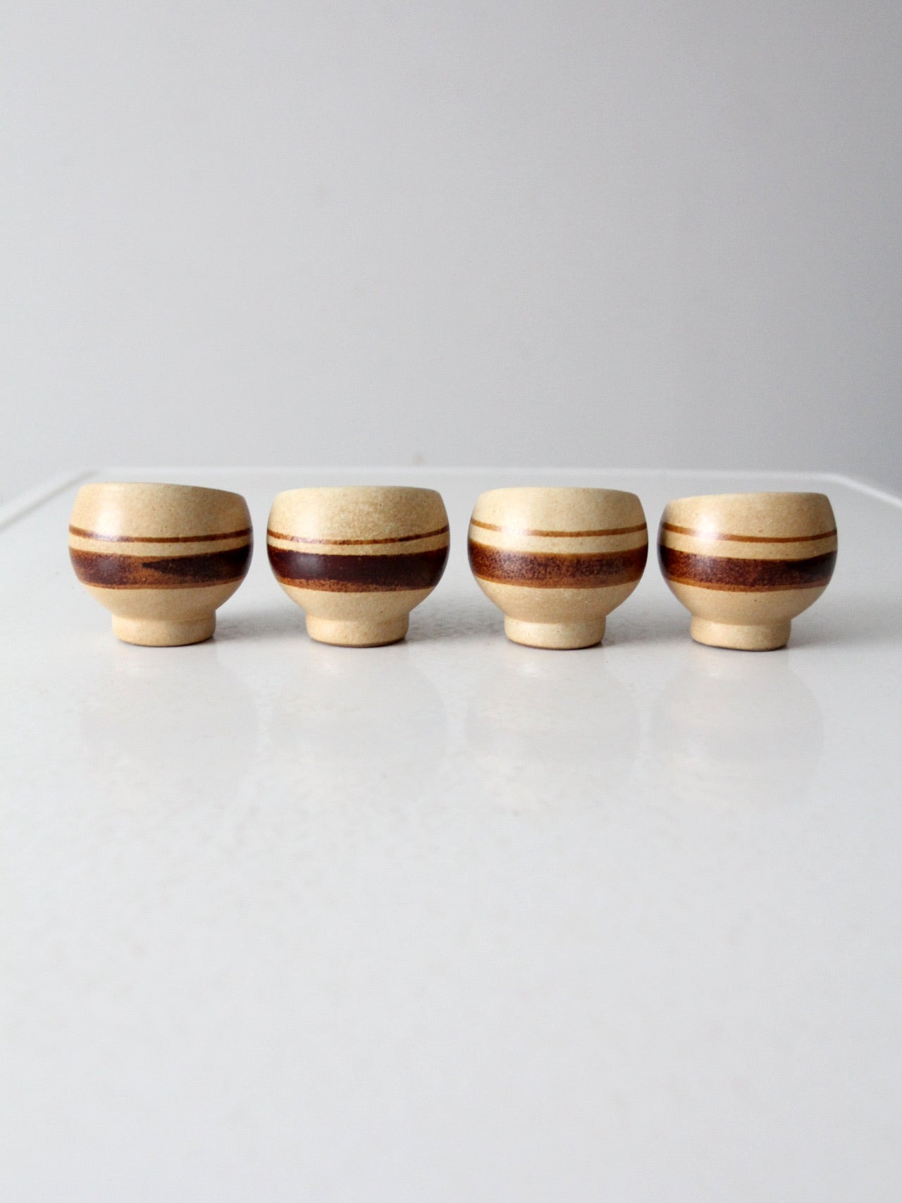 mid-century Pottery Craft Compton decanter set