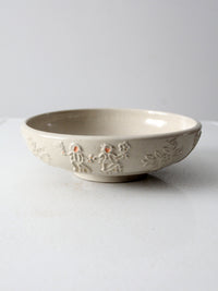 vintage Red Wing Pottery "incised peasant" bowl