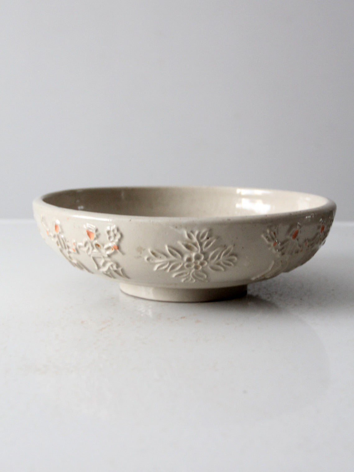 vintage Red Wing Pottery "incised peasant" bowl