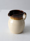 vintage stoneware pitcher