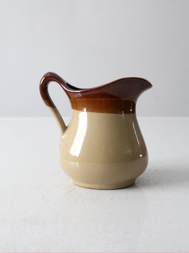 vintage stoneware pitcher