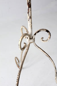 antique wrought iron hall tree coat rack