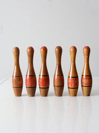 antique wooden skittles