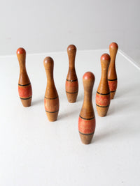 antique wooden skittles