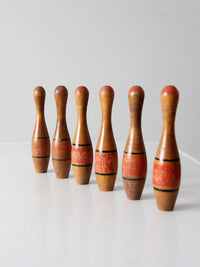 antique wooden skittles