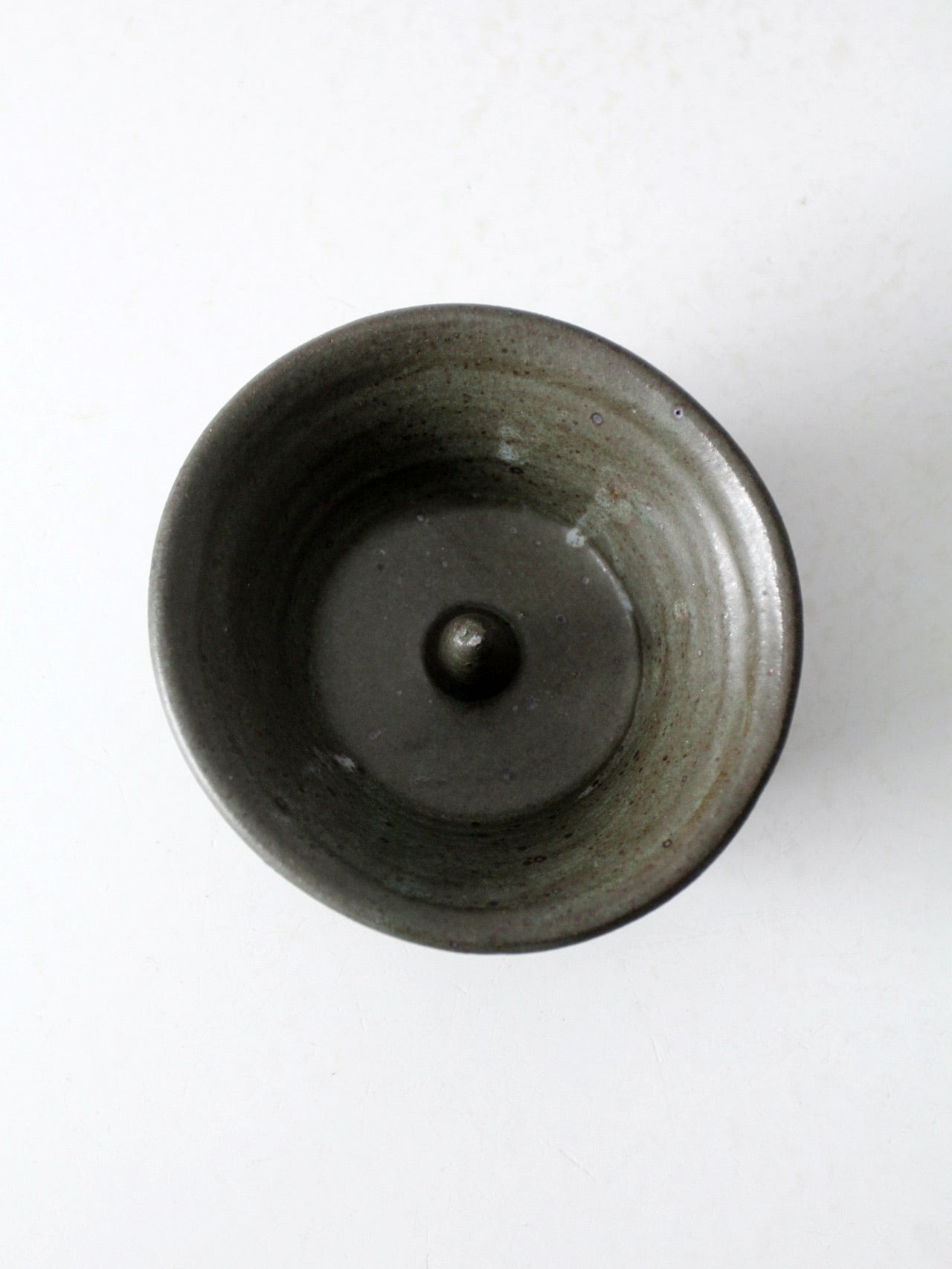 vintage studio pottery jewelry dish