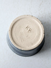 vintage studio pottery vase