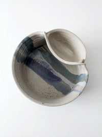 vintage studio pottery bowl