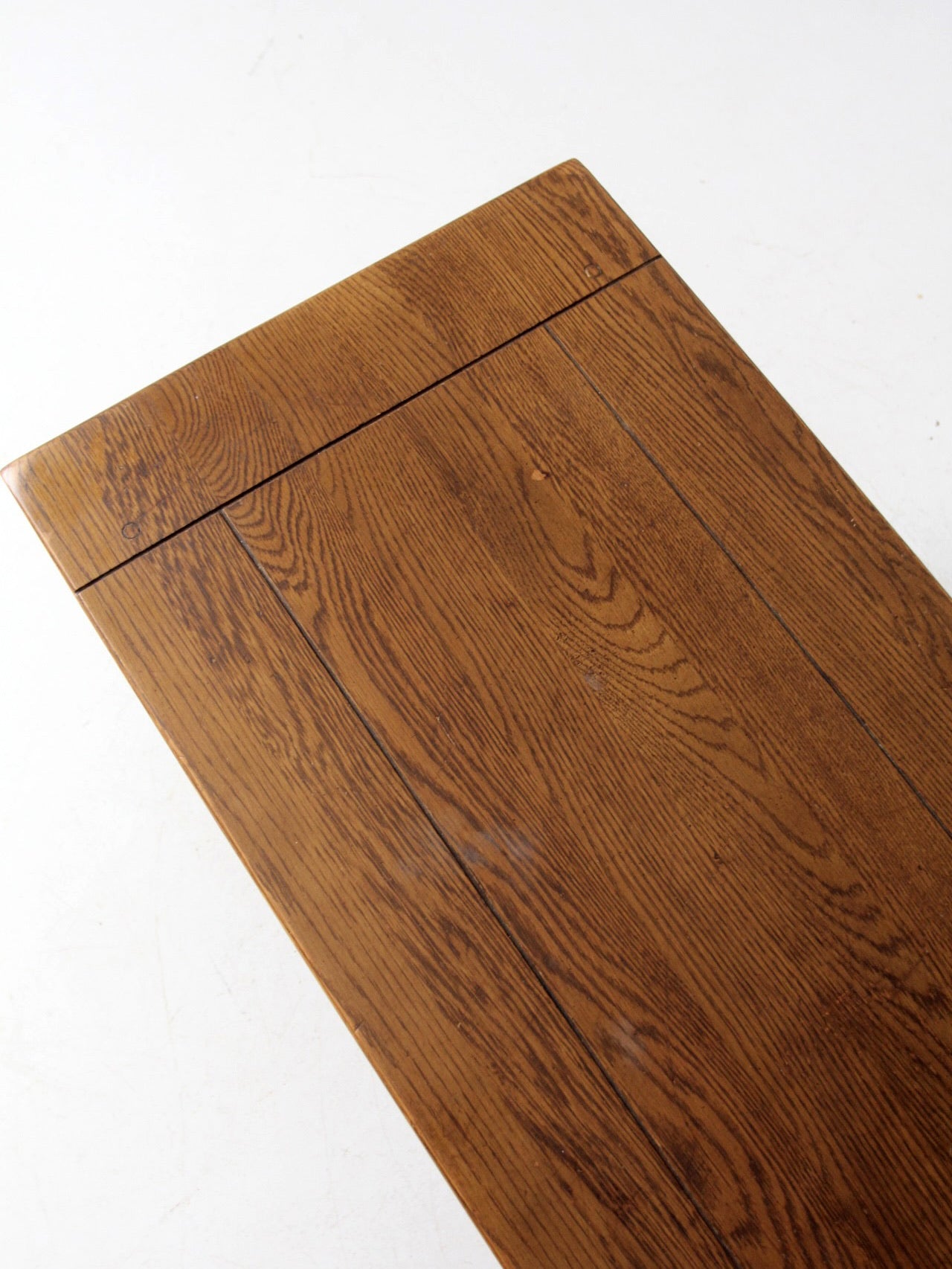 mid century rustic oak coffee table