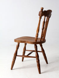 vintage old tavern style dining chair