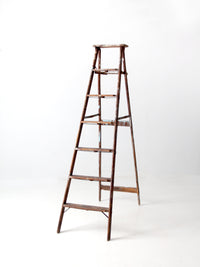 vintage wooden painter's ladder 6.5ft