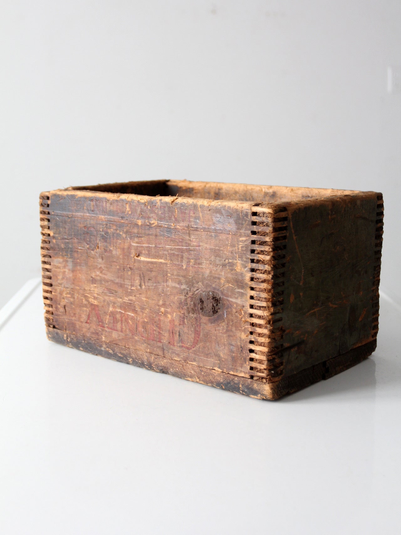 early 1900s Gurney wooden shipping box – 86 Vintage