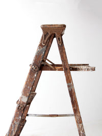 vintage wooden painter's ladder 6.5ft