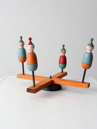 antique ring toss carnival game