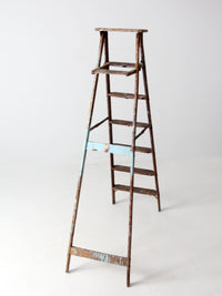 vintage wooden painter's ladder 6.5ft