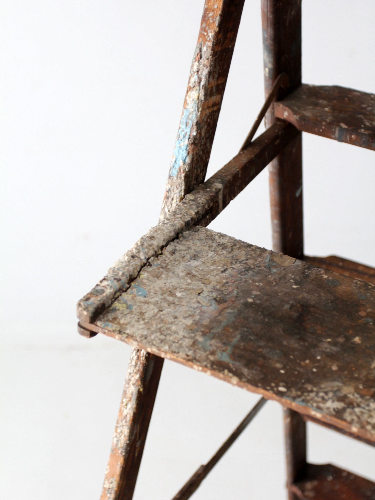 vintage wooden painter's ladder 6.5ft
