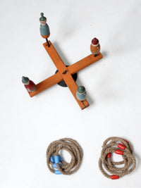 antique ring toss carnival game