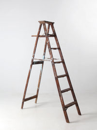 vintage wooden painter's ladder 6.5ft