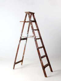 vintage wooden painter's ladder 6.5ft