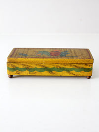 vintage Laguna Craftsman wooden box
