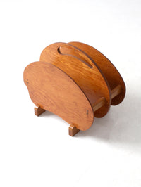 mid-century folk art rack