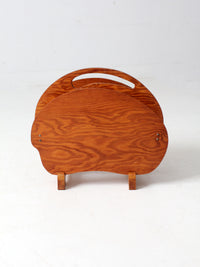 mid-century folk art rack