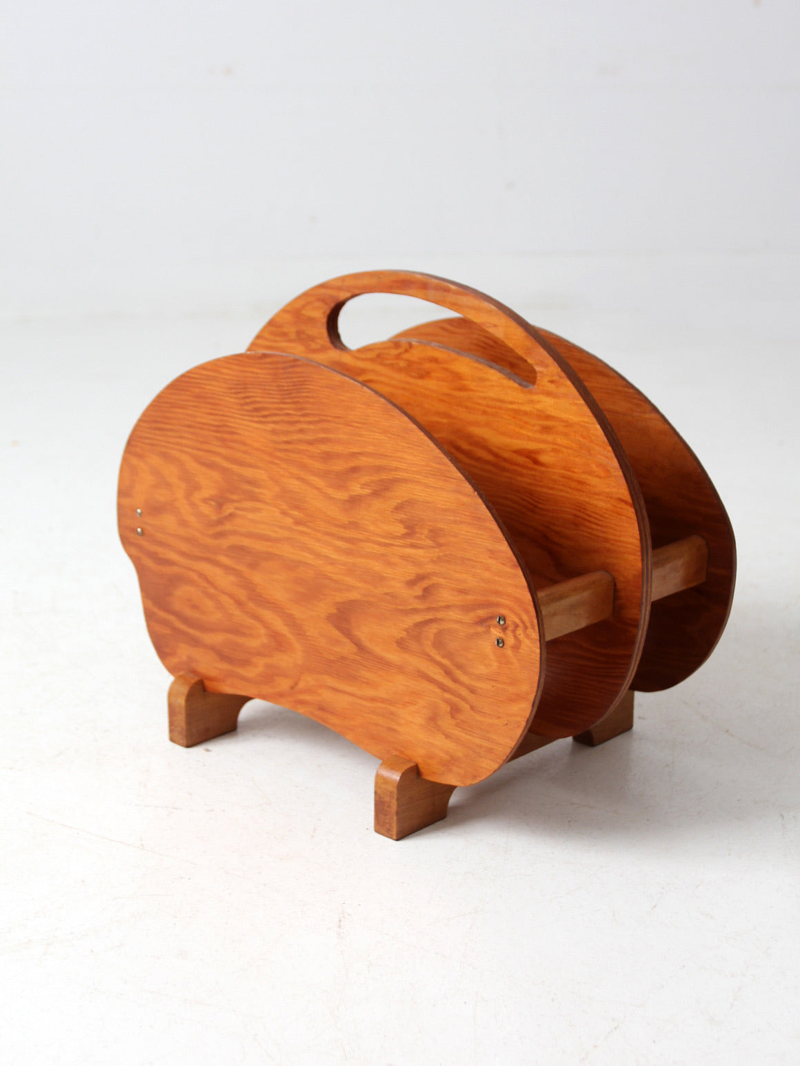 mid-century folk art rack