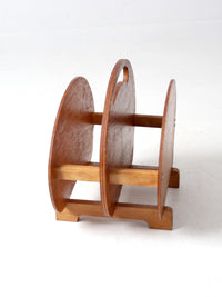 mid-century folk art rack