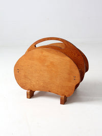 mid-century folk art rack