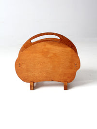 mid-century folk art rack