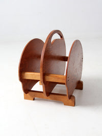 mid-century folk art rack