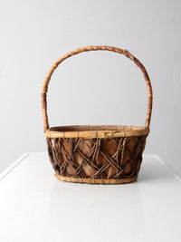 vintage bark basket