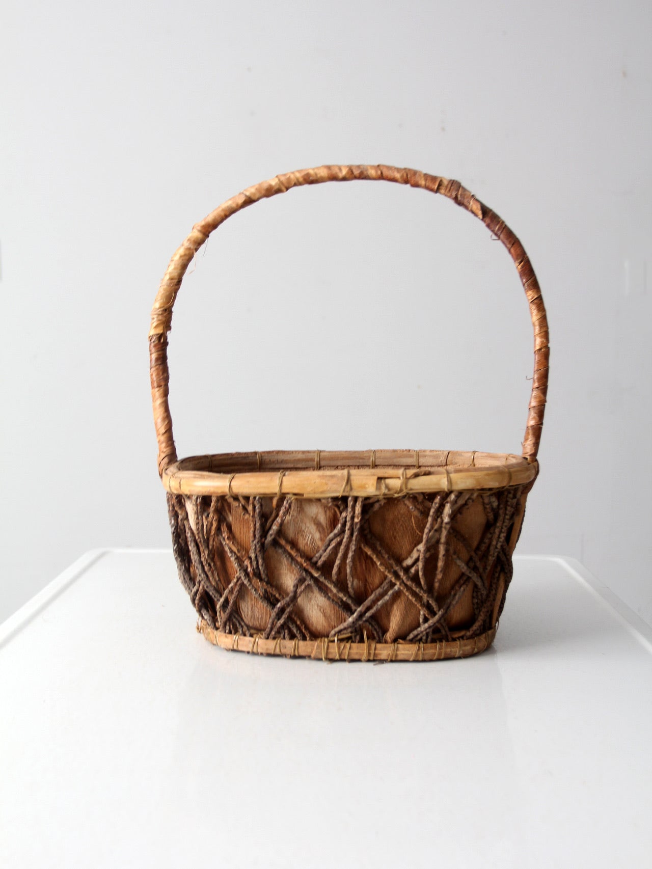 vintage bark basket