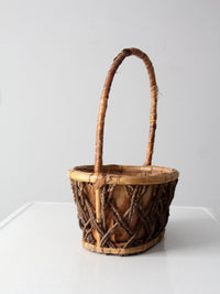 vintage bark basket