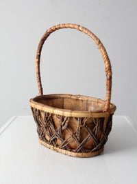 vintage bark basket
