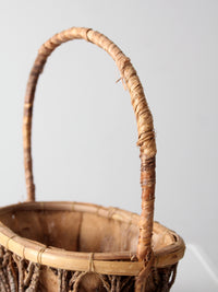 vintage bark basket