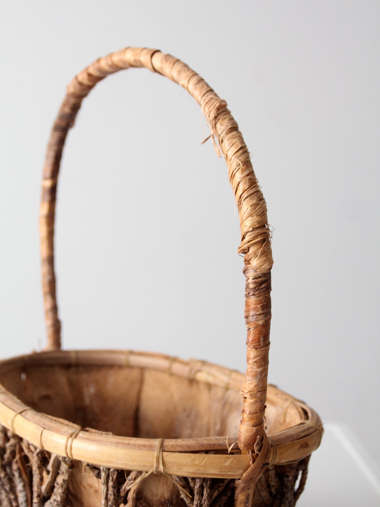 vintage bark basket