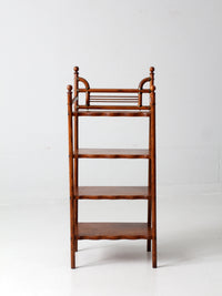 antique etagere shelf stand