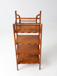 antique etagere shelf stand