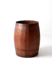 antique stave barrel