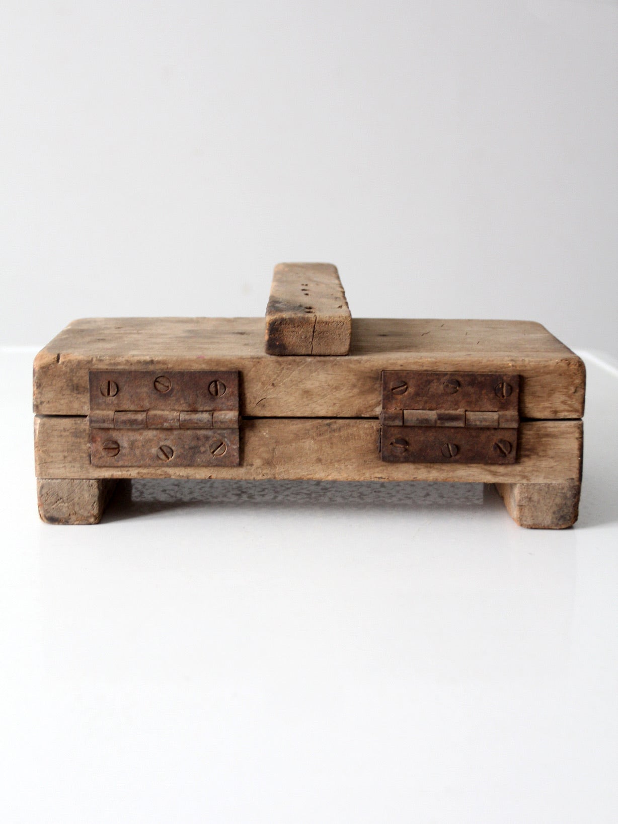 antique primitive wooden press