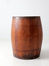 antique stave barrel