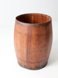 antique stave barrel