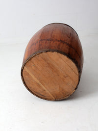 antique stave barrel