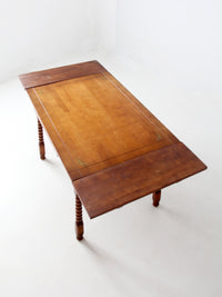 vintage 1940s kitchen table with slide out extensions