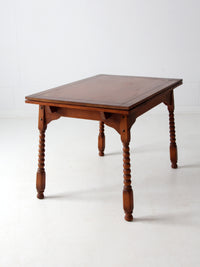 vintage 1940s kitchen table with slide out extensions