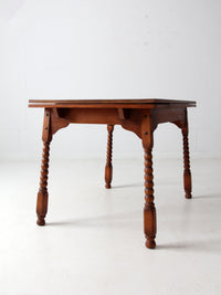 vintage 1940s kitchen table with slide out extensions